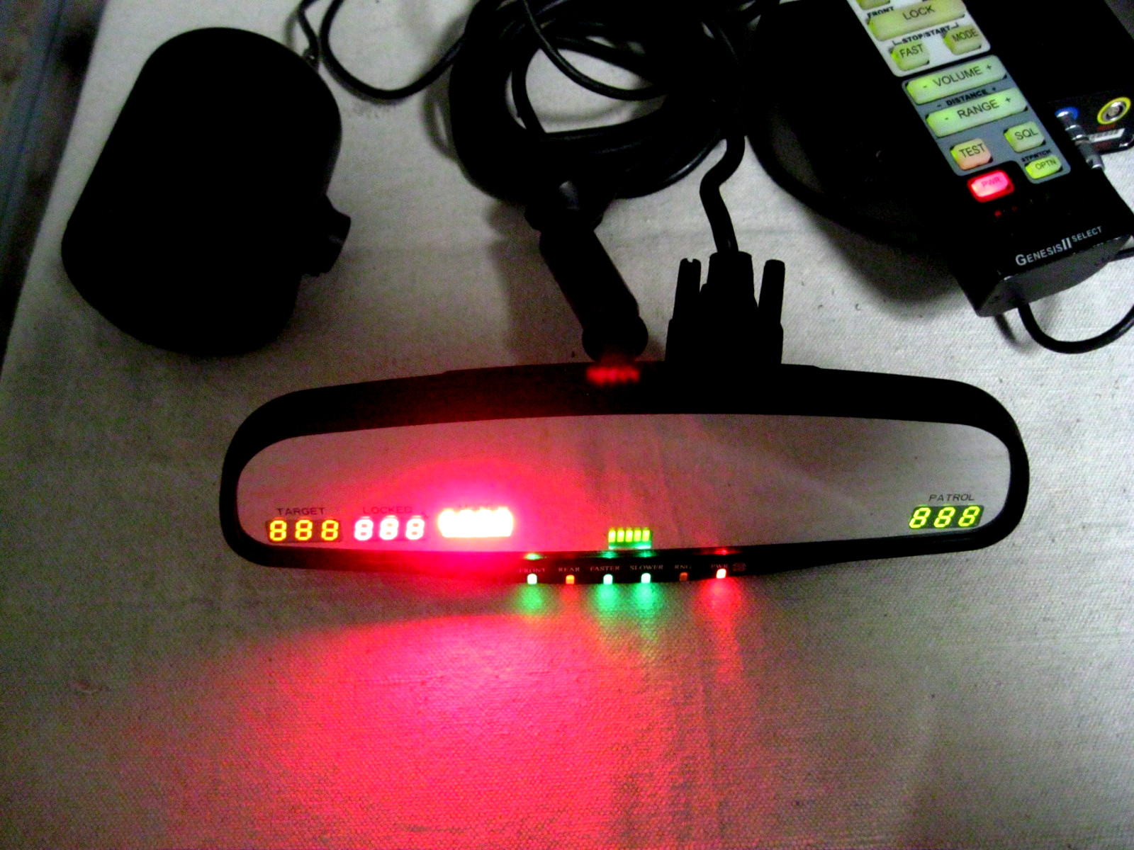 Decatur K Band Genesis II Select Directional Radar-Mirror Display-Refurburbished