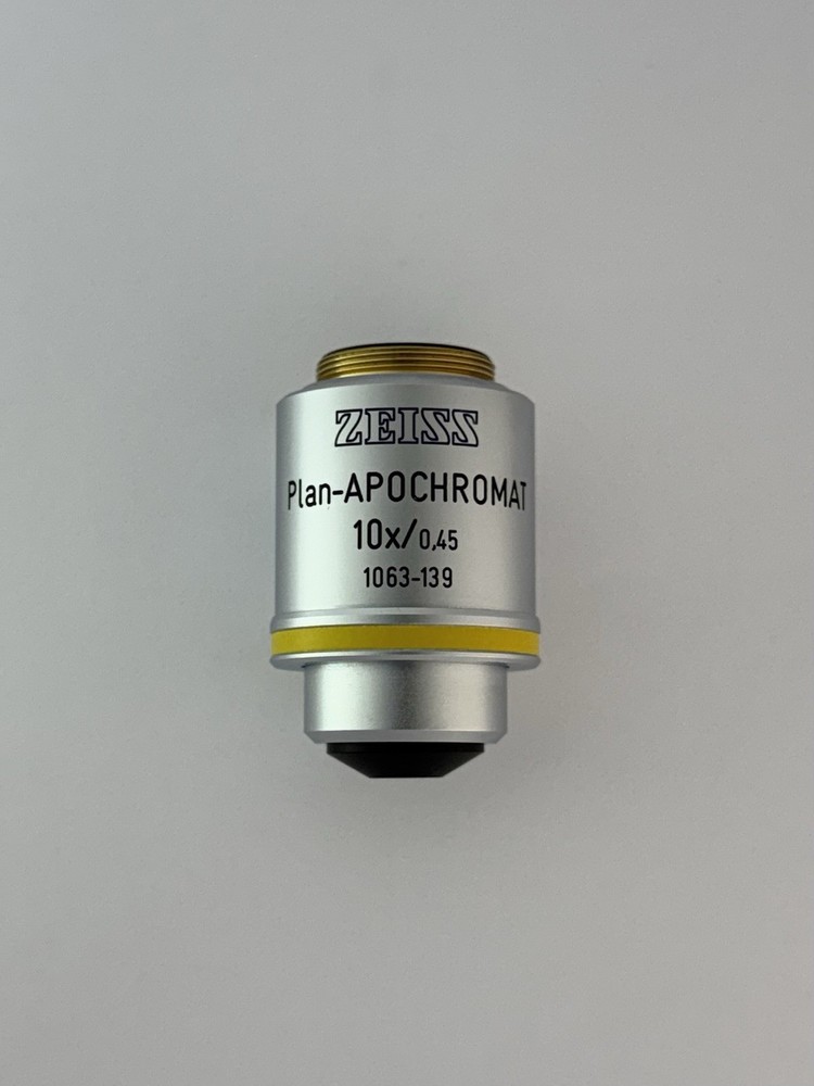 Zeiss Plan-Apochromat 10x/0.45 ∞/0.17 Microscope Objective Lens RMS