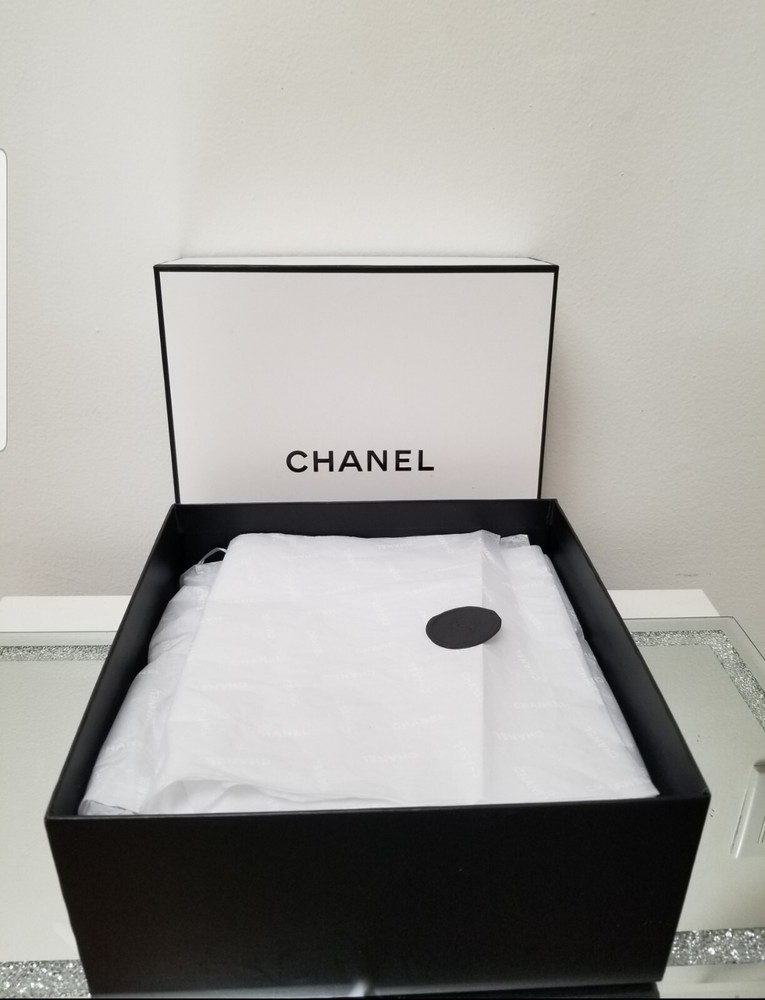 CHANEL Box Authentic Square Empty Gift Box 8.5"x8.5"x3.75"