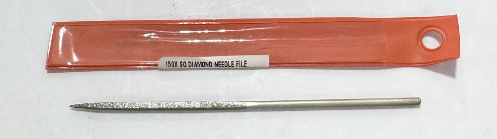 5-1/2" Square Diamond Needle File 150 Grit
