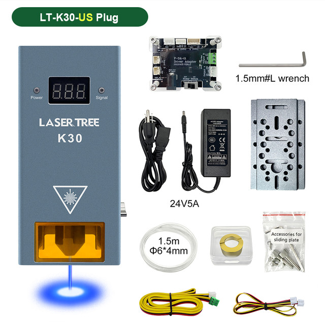 LASER TREE K30 30W Optical Power Laser Cutting Module for DIY Engraving Tools