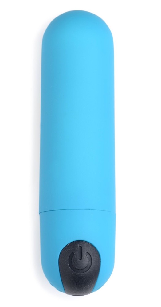 Remote Control Bullet Vibrator Blue | Rechargeable Waterproof Mini Personal Mas