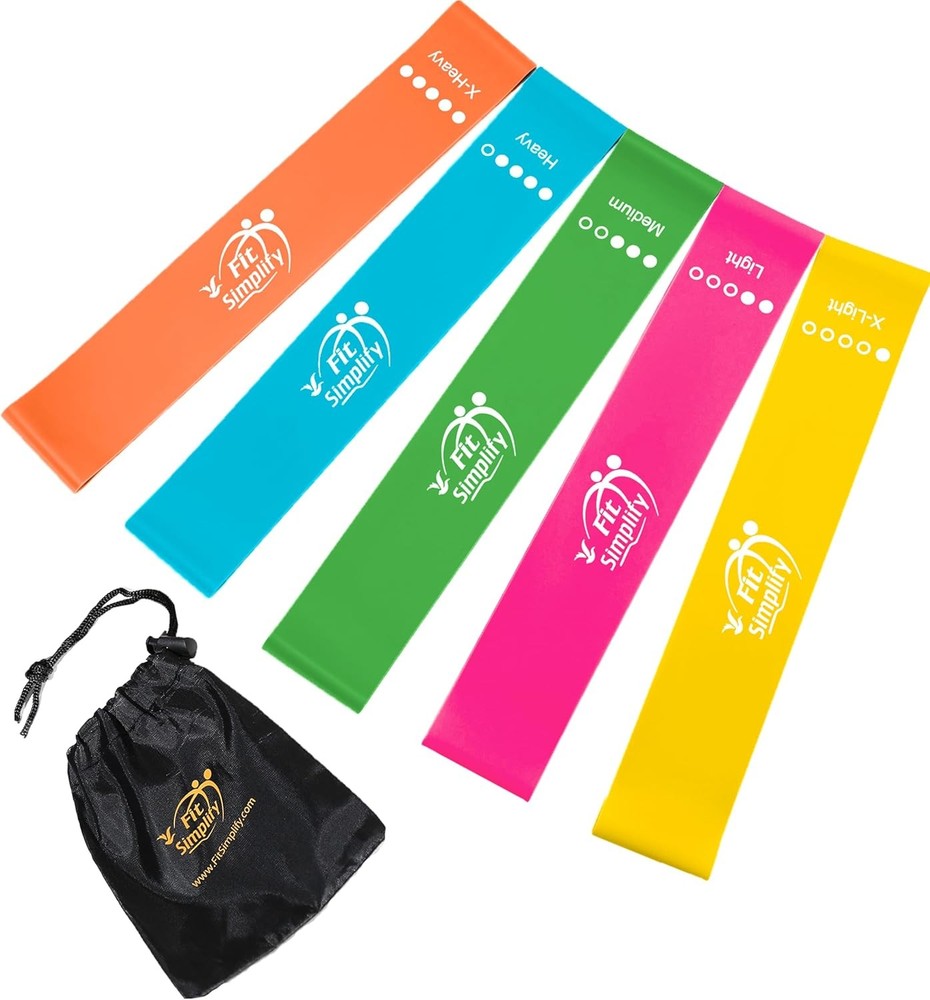 10 Inch Resistance Loop Exercise Bands,Assorted Colors