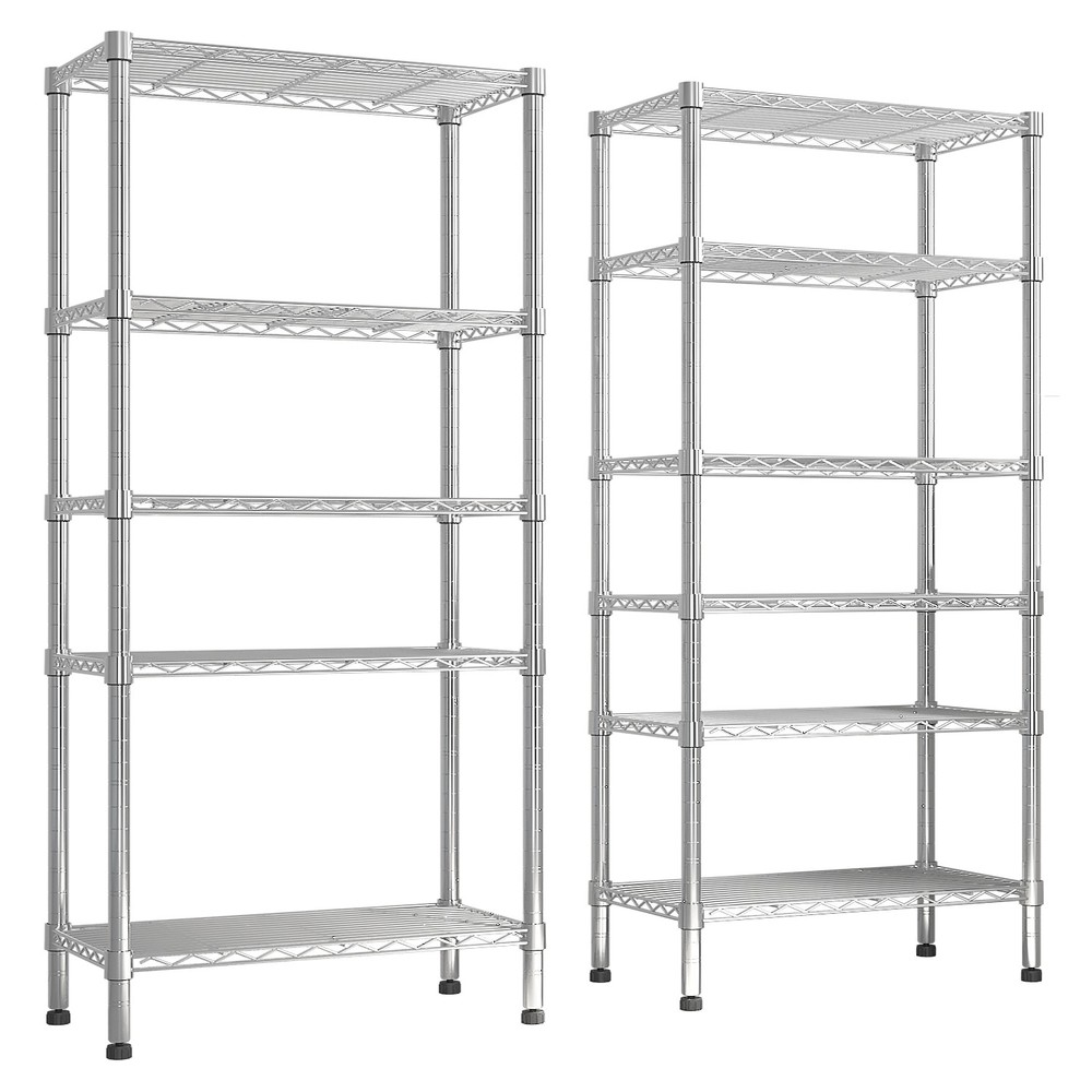 Adjustable Storage Shelves NSF Wire Shelving Unit Multiple rows Shelving