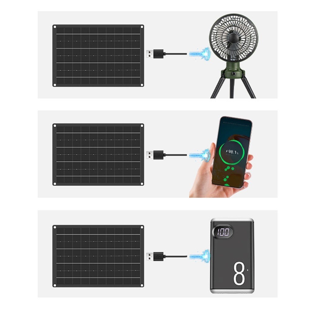 18V Solar Panel Lightweight Solar Panel Compact Design For Easy Carrying