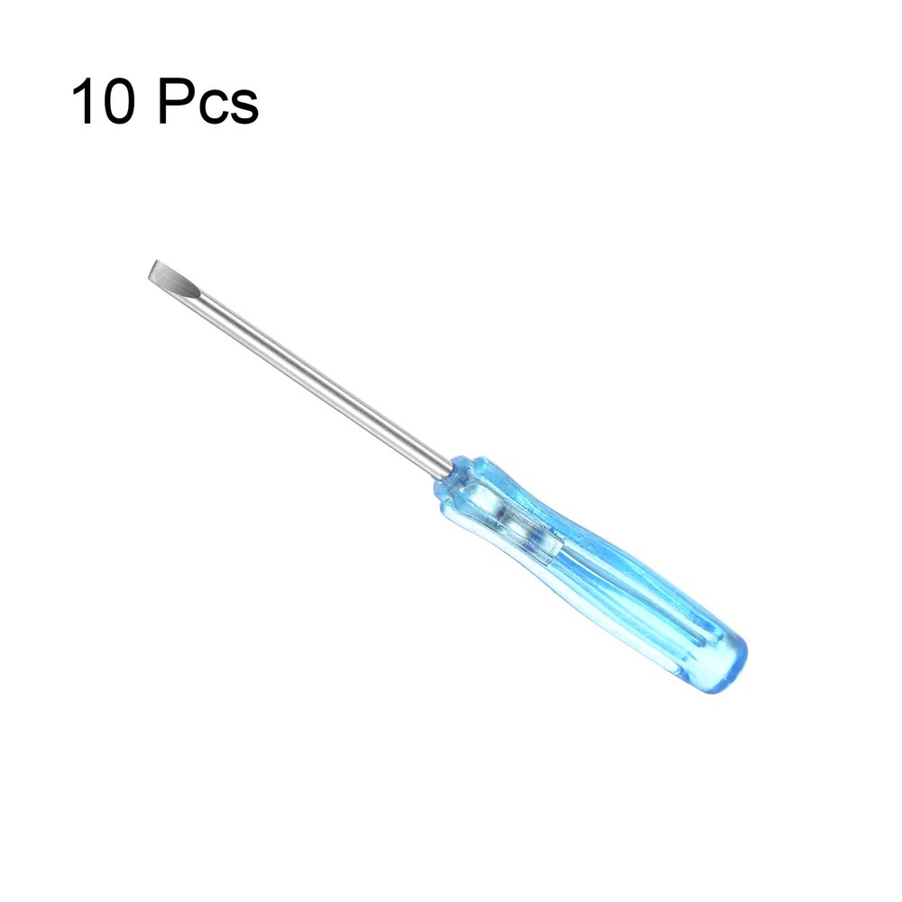 10PACK 2.0mm Flat Head 65mm Length Mini Slotted Screwdriver Micro Tool