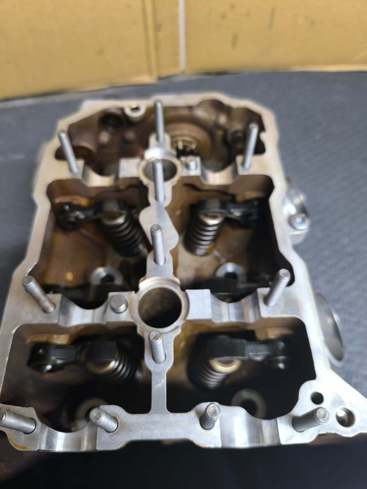 Husqvarna Nuda 900 Cylinder Head Complete BMW Rotax OEM 2 Bent Exhaust Valves