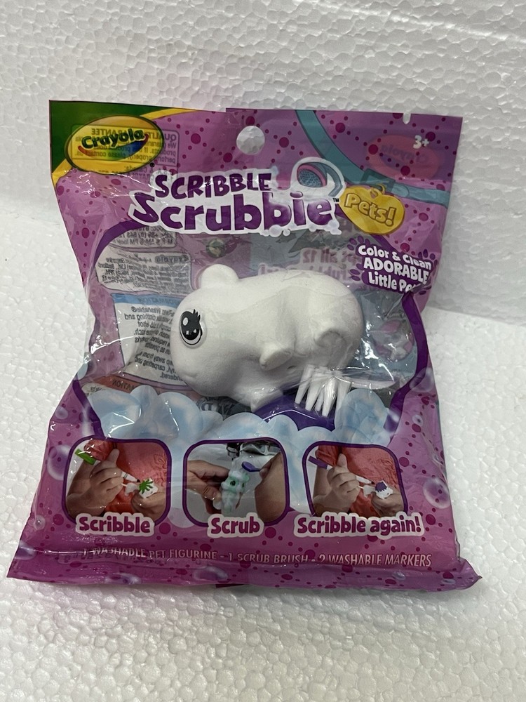 CRAYOLA Hamster SCRIBBLE SCRUBBIE PET! New Sealed