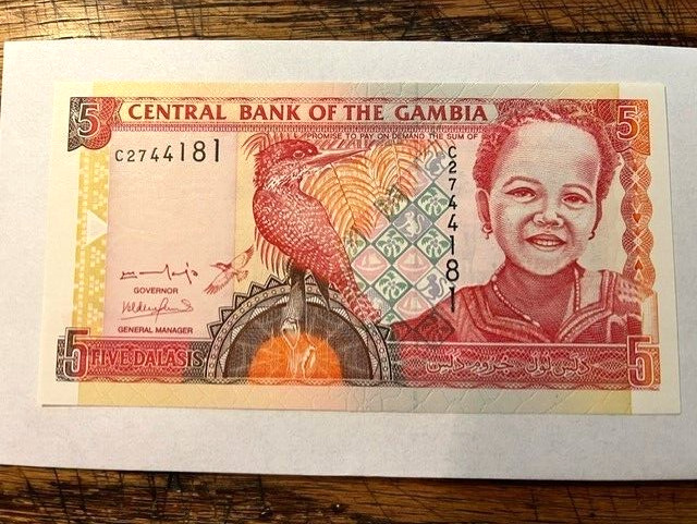 ND Gambia 5 Dalasis Note/CU #1615