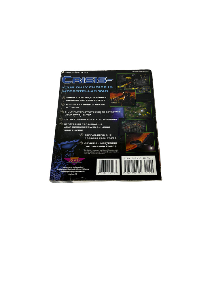 StarCraft Prima’s Official Strategy Game Guide Book