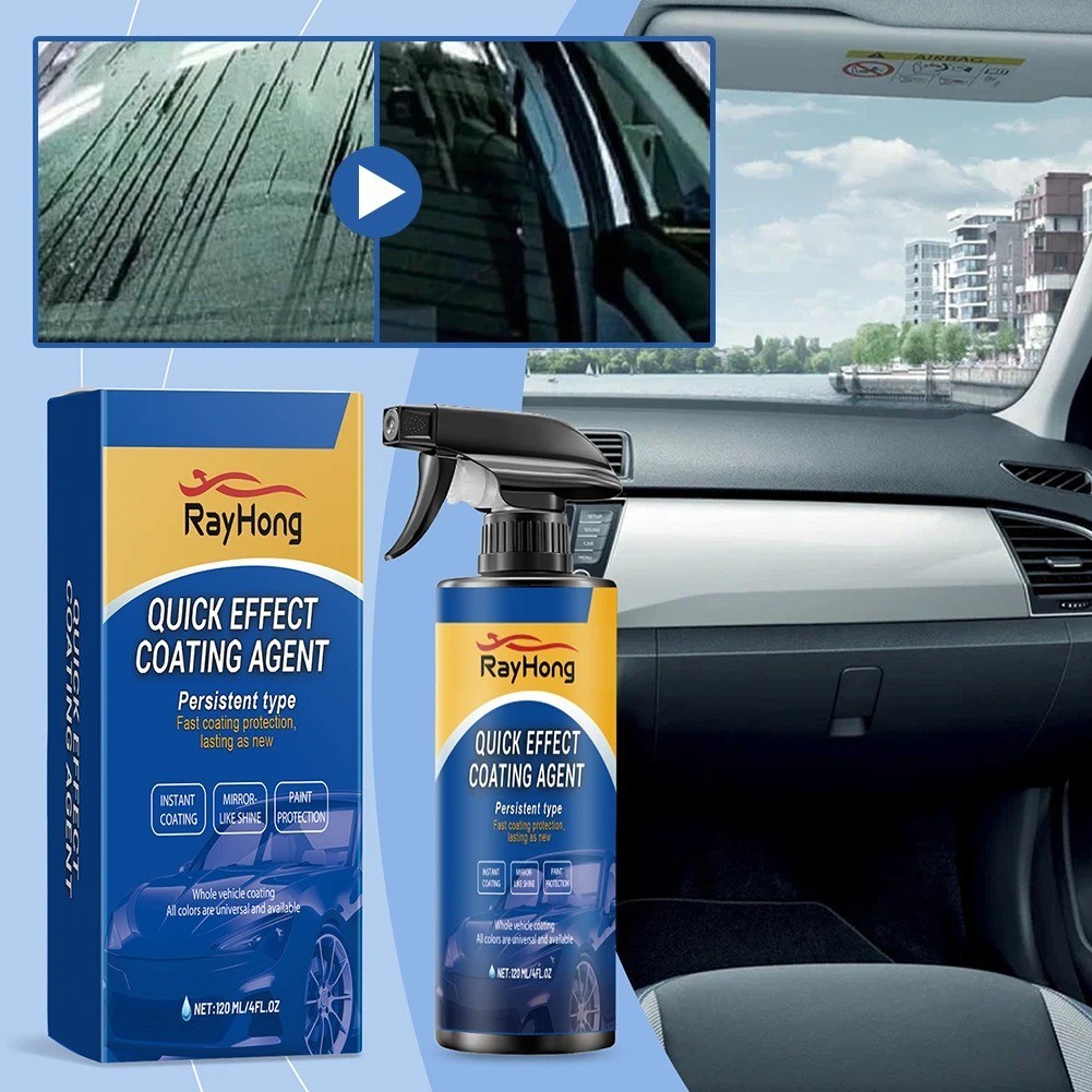 Car Coating Spray,Quick Effect Coating Agent,Car Scratch Wax Polish Spray Liquid