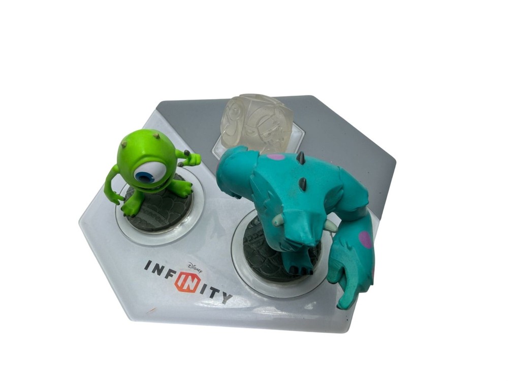 Disney Infinity Figures & Base Set Monsters Inc & Star Wars Characters Bundle