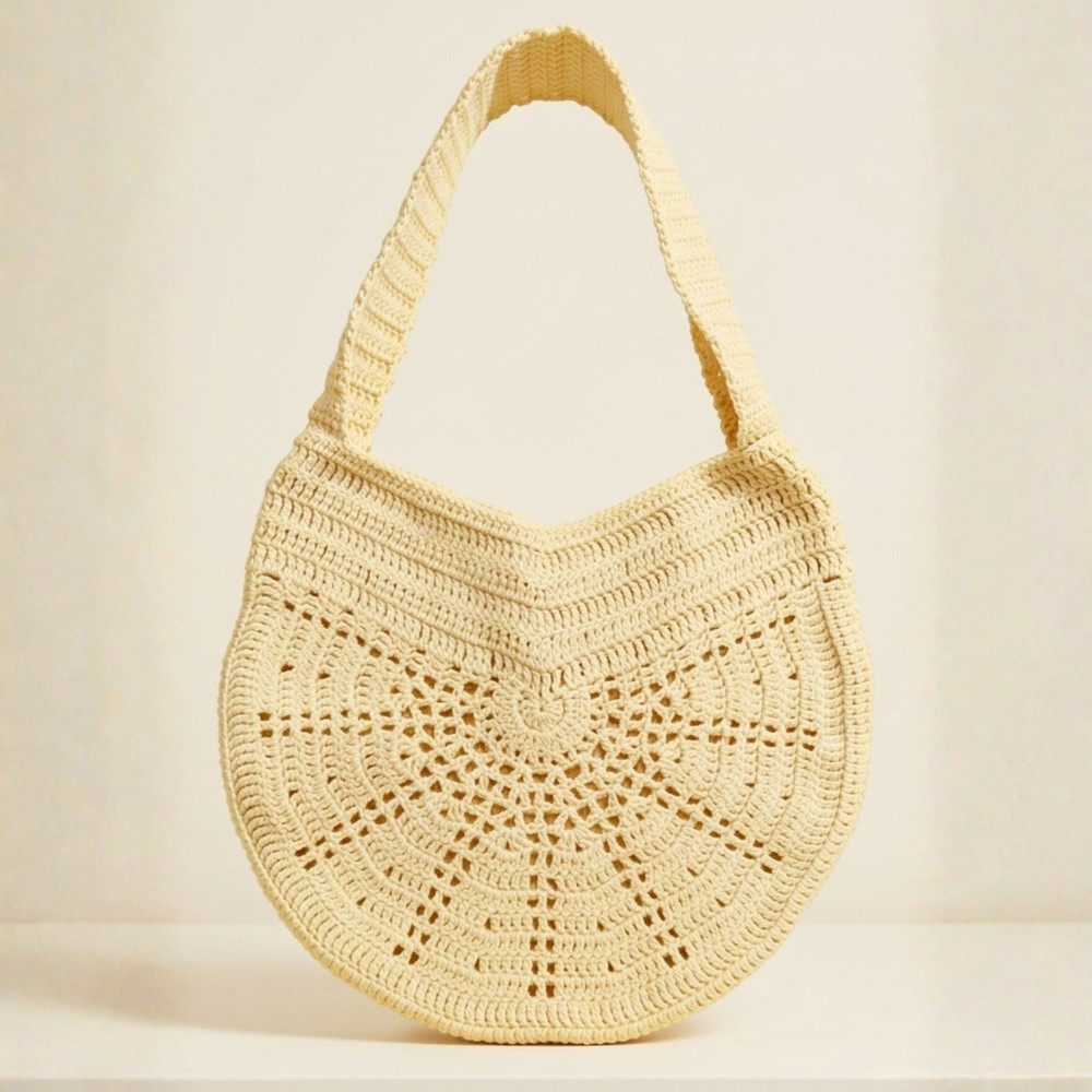 The Sunshine Tote Bag Crochet Pattern – Beginner Tote PDF (US Terms)