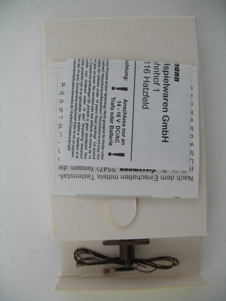 Viessmann HO Accessory 6396: Gas Lantern