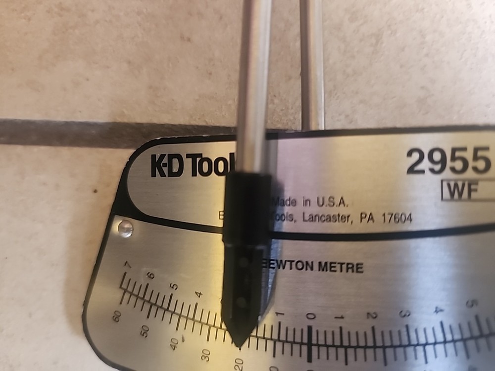 1/4 Beam Torque Wrench. Kd Tools 2955 .