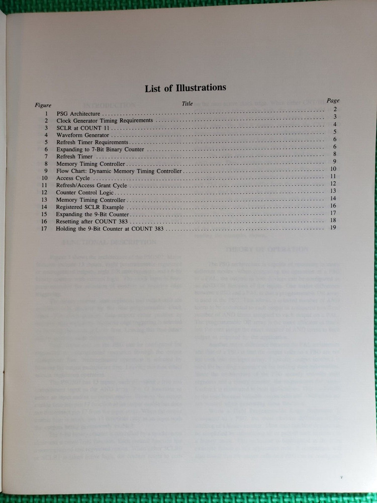 Texas Instrument PSG507 Designer's Guide - 1987, Application Report