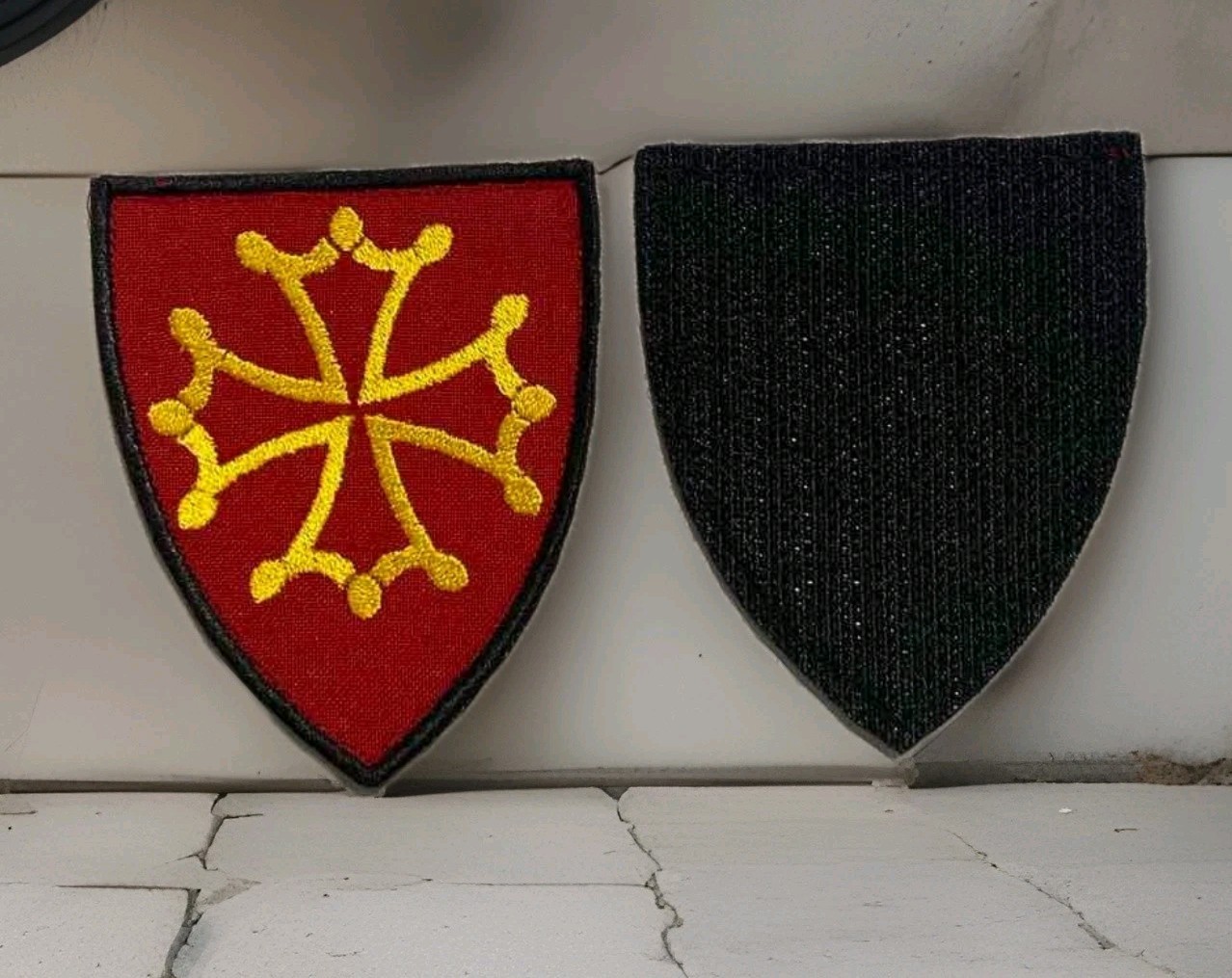 Chevron with the coat of arms of the County of Toulouse. Raymond VI. 1156–1222.