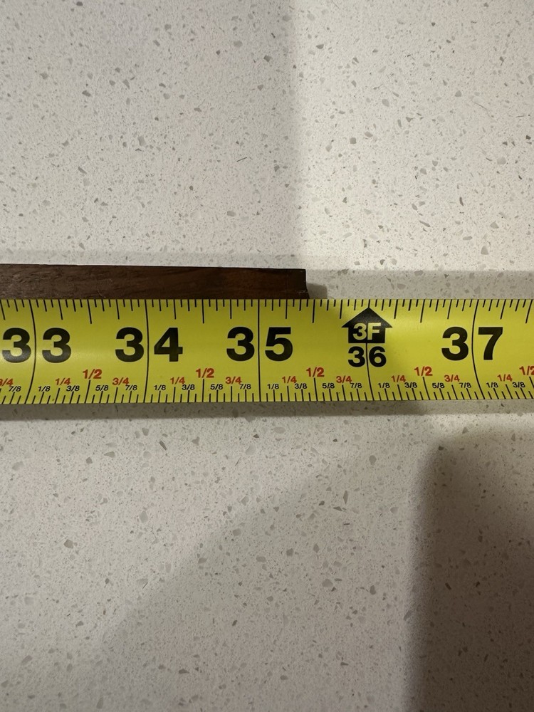 Vintage Mid Century Walnut Drawer Pull