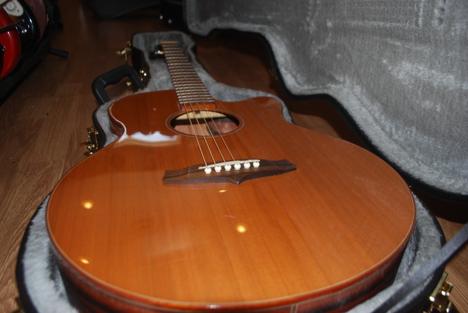 Tanglewood TW55FCE Acoustic Electric Guitar With Hard Shell Case