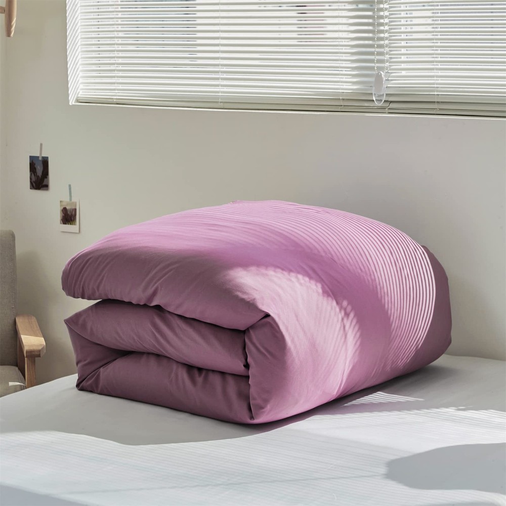 Dusty Purple Comforter Set Queen Solid Mauve Purple Bedding Comforter Sets fo...