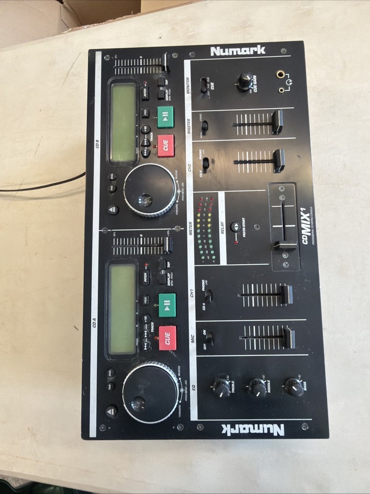Discontinued Numark CD Mix 1 Professional CD Mixing Console Untested