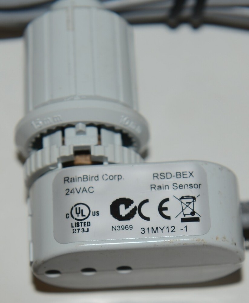 Rain Bird A61200 Wired Rain Sensor With Bracket Multiple Settings