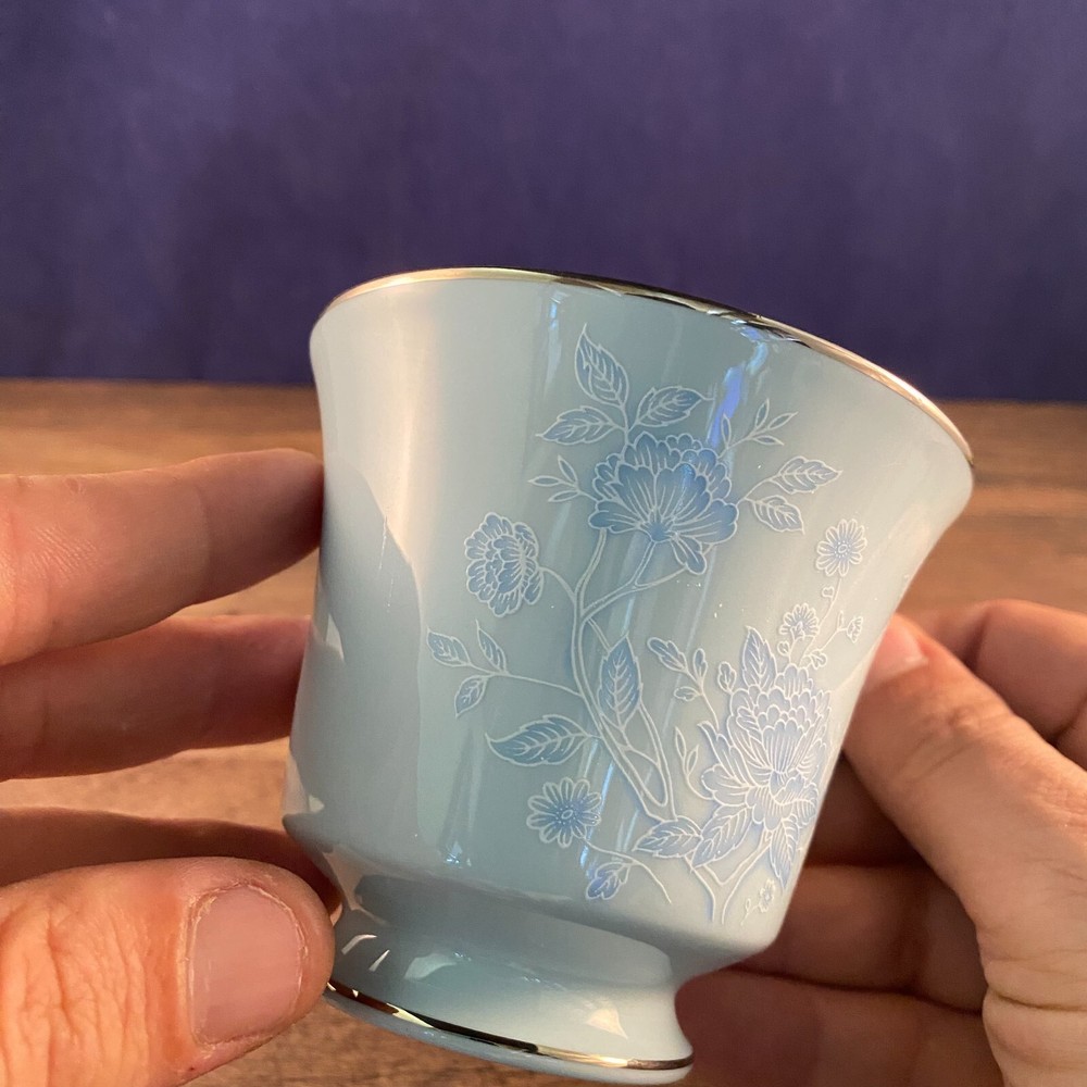 Footed Cup Replacement Engagement Blue Green by Noritake