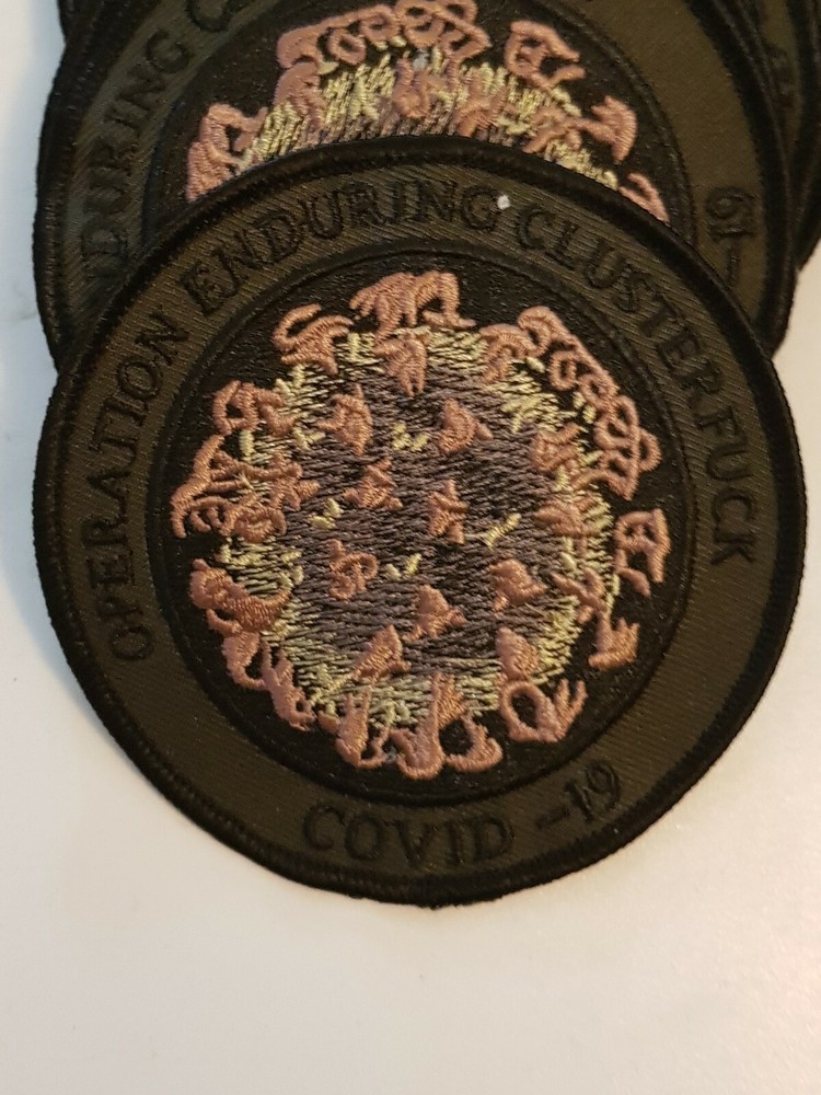 BIKER FUNNY PATCH " OPERATION CLUSTERF**K" 3.5 INCH NEW NICE