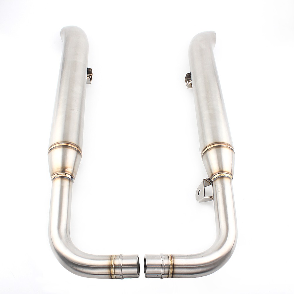 Muffler Exhaust Pipe Stainless Steel For Triumph Bonnieville Bobber T100 T1200