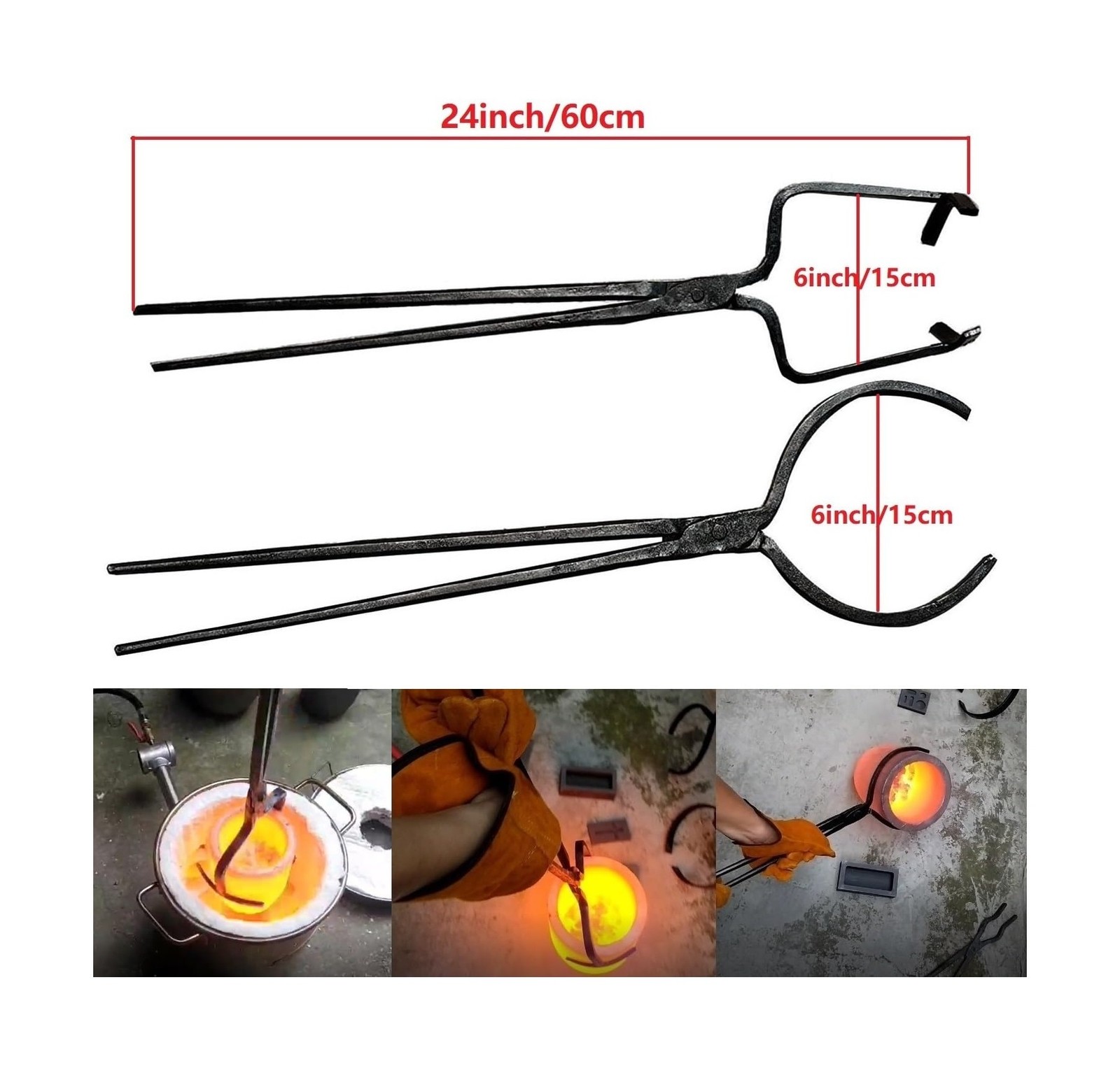 16KG Propane Melting Furnace Double Burner Stainless Steel, Foundury Smelter ...