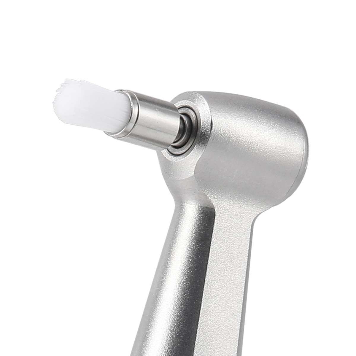 100pcs White Dental Lab Nylon Latch Flat Tapered Polishing Polisher Brushes