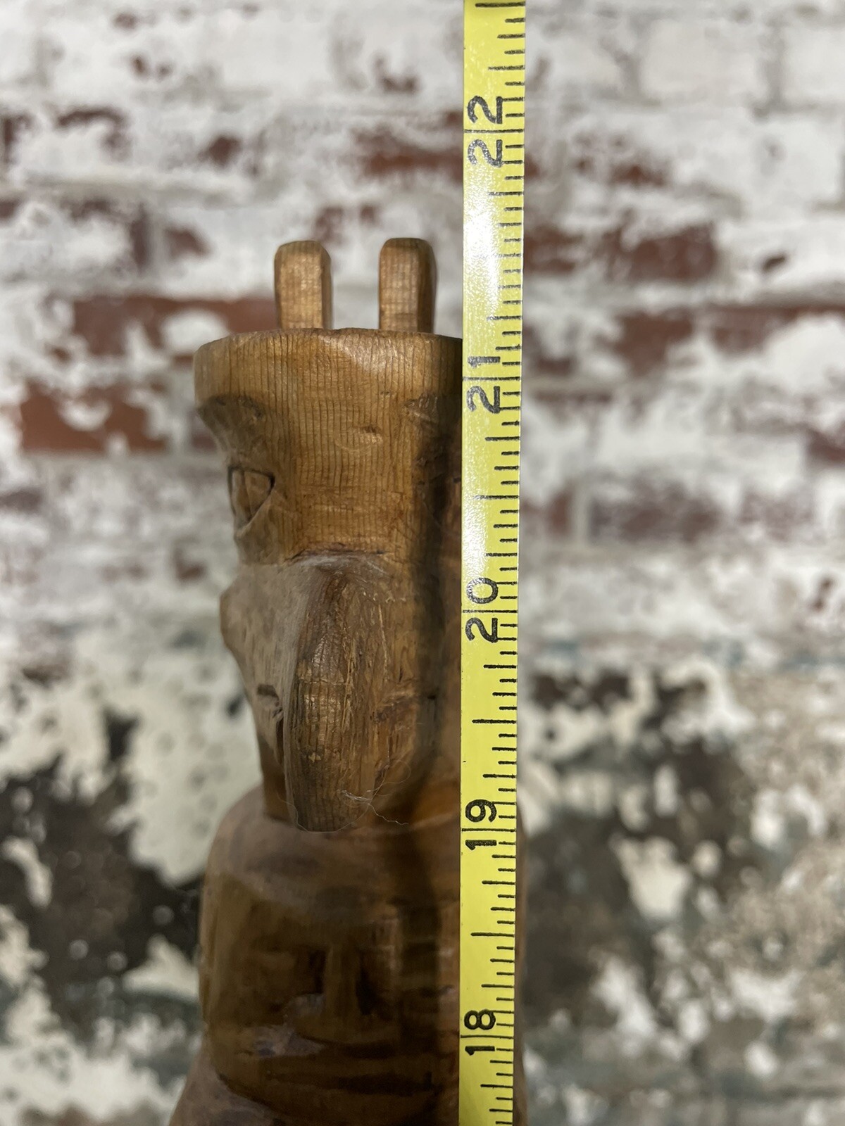 FINE OLD NORTHWEST COAST TOTEM C Early 1900’s Great Patina