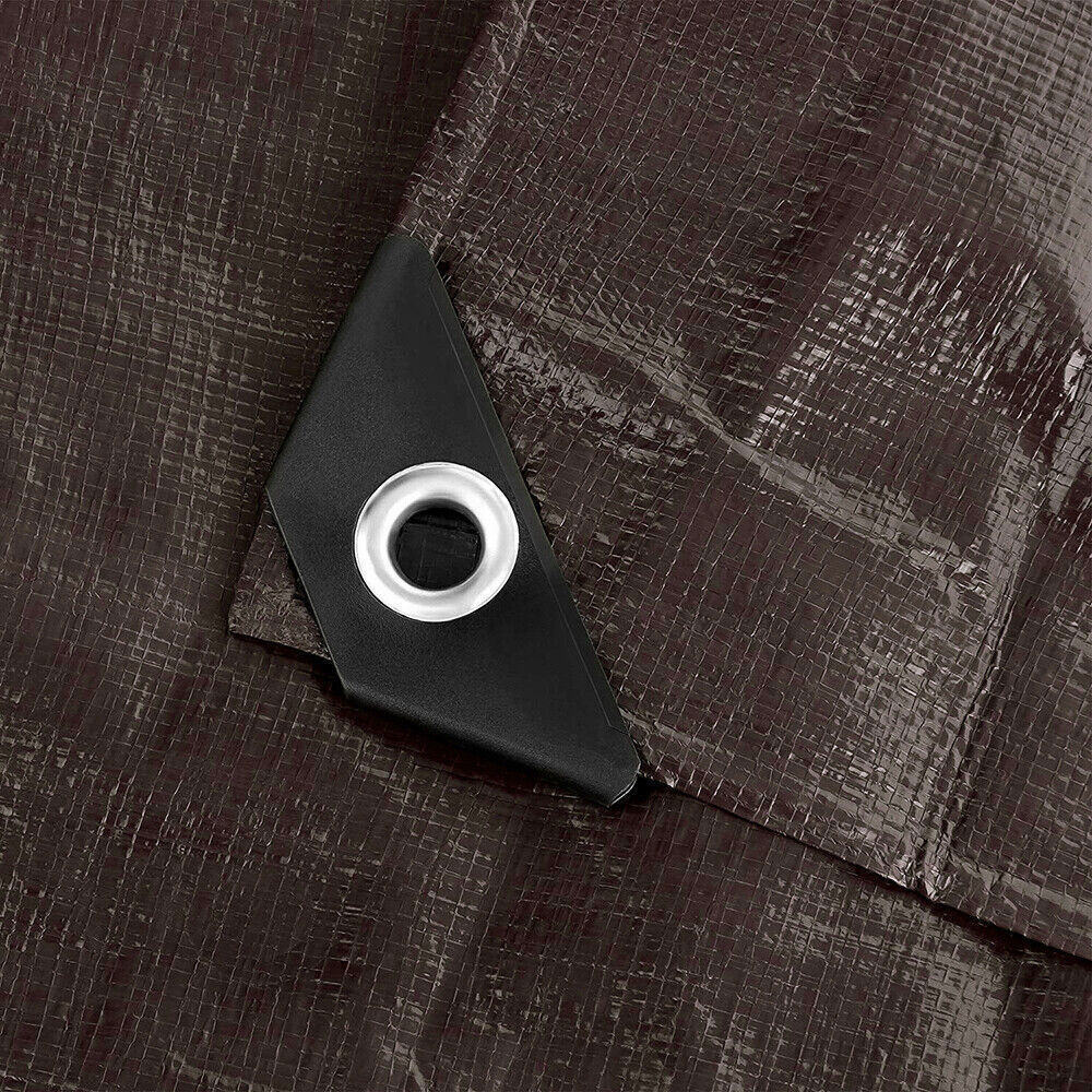 Super Heavy Duty Poly Tarp 5/10/12/16/18/20Mil Waterproof Canopy Cover Tarpaulin