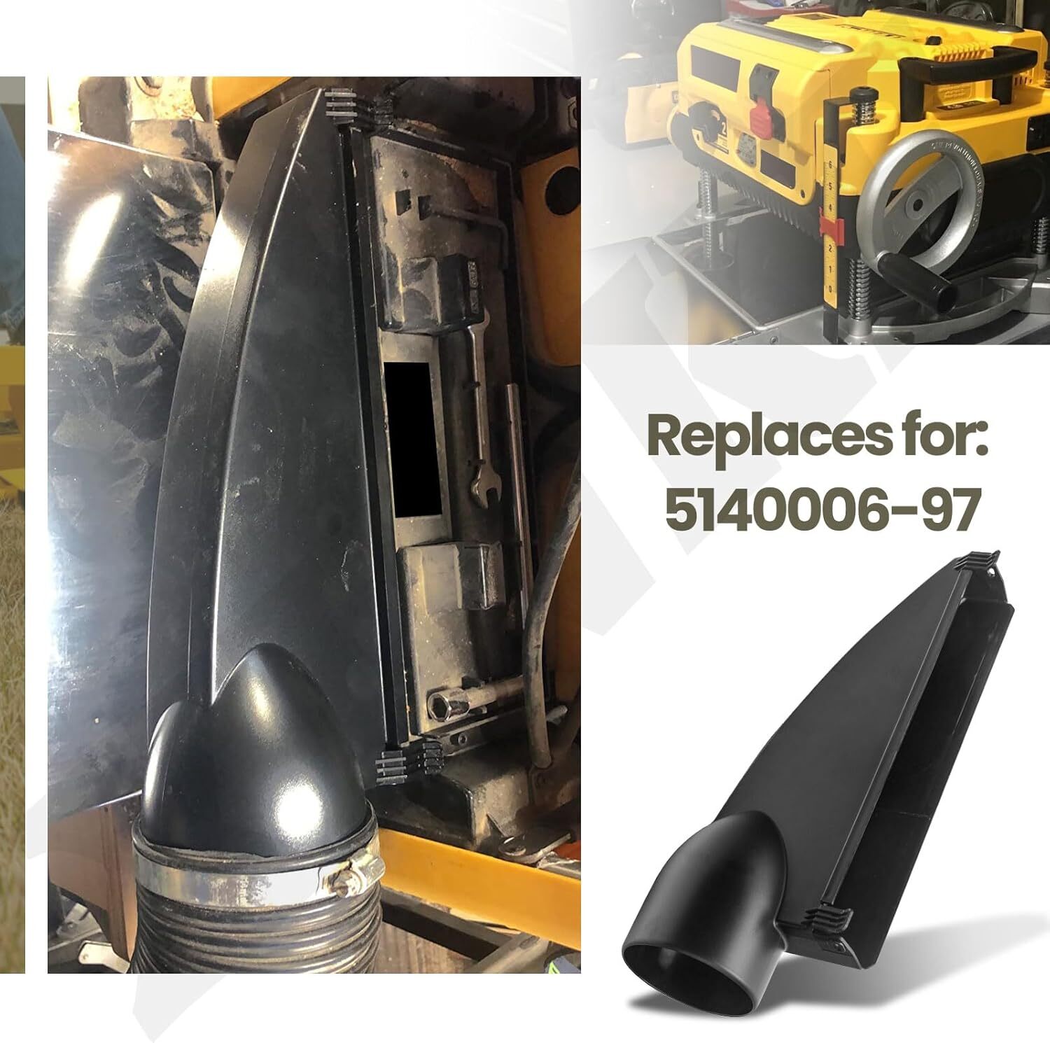 Fits DeWalt DW734 Type 1 Replacement Dust Hood part#5140006-97