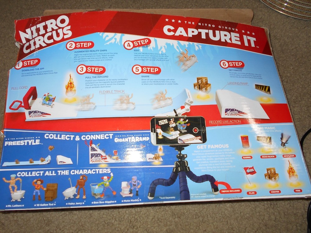 Innovation First Labs - Hexbug Nano Nitro Circus - Capture It! 2 Figures Stunt
