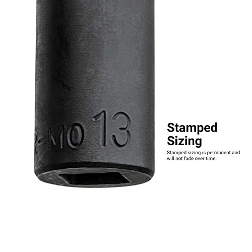 3/8 in. Drive Semi-Deep Impact Socket 12 mm