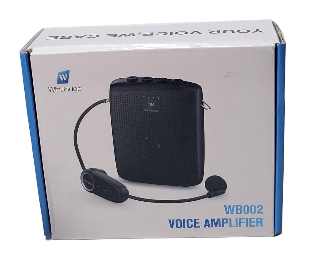 WinBridge Wireless Voice Amplifier with Bluetooth Headset Mic Tested