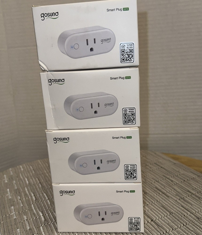 Gosund 4Pack Smart Plug Wifi Switch Socket Outlet Work W/ Alexa Google Assistant