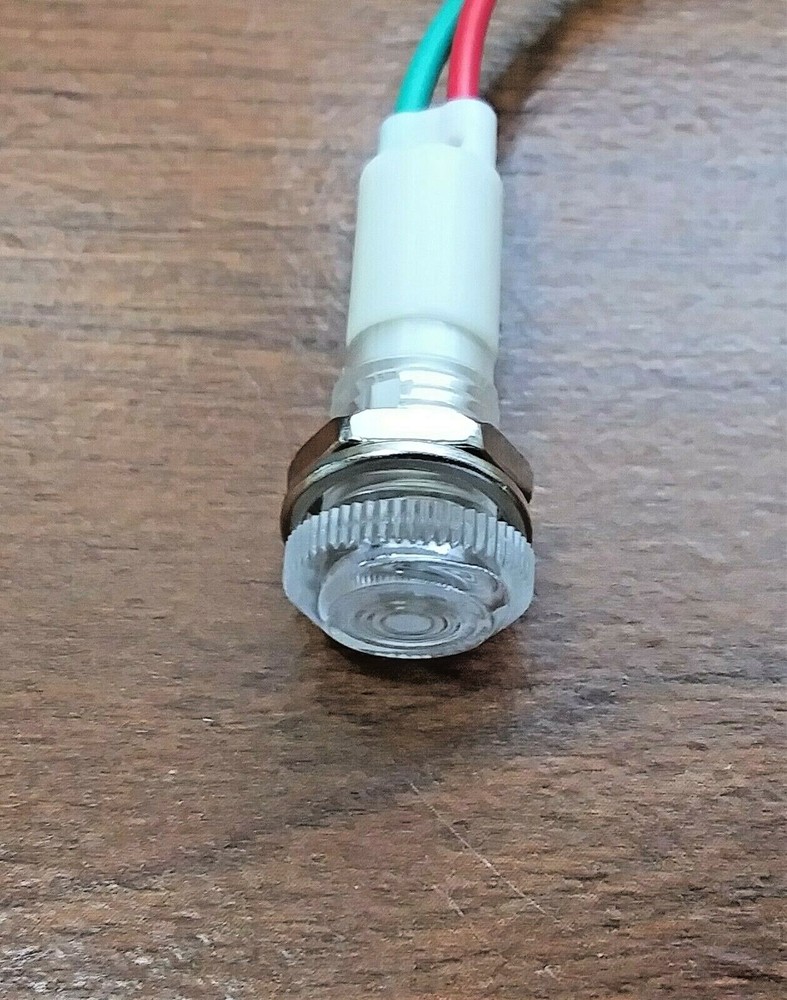 BBT 12 volt DC White LED Indicator Light