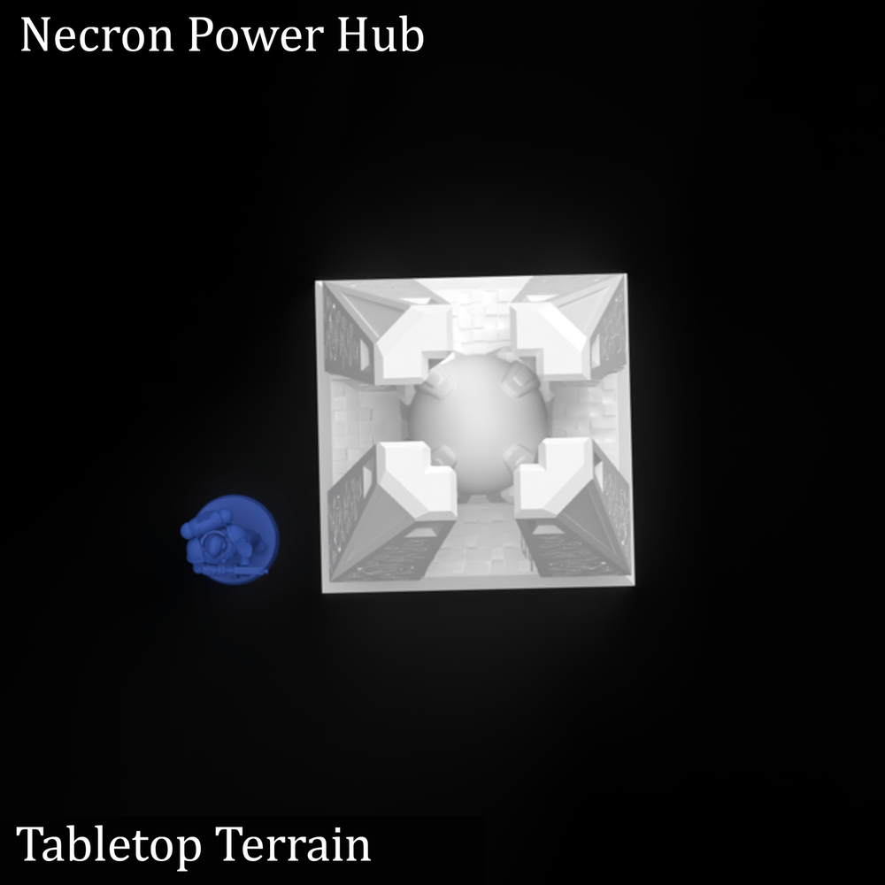 Necrontyr Power Hub - Grimdark Wargaming Tabletop
