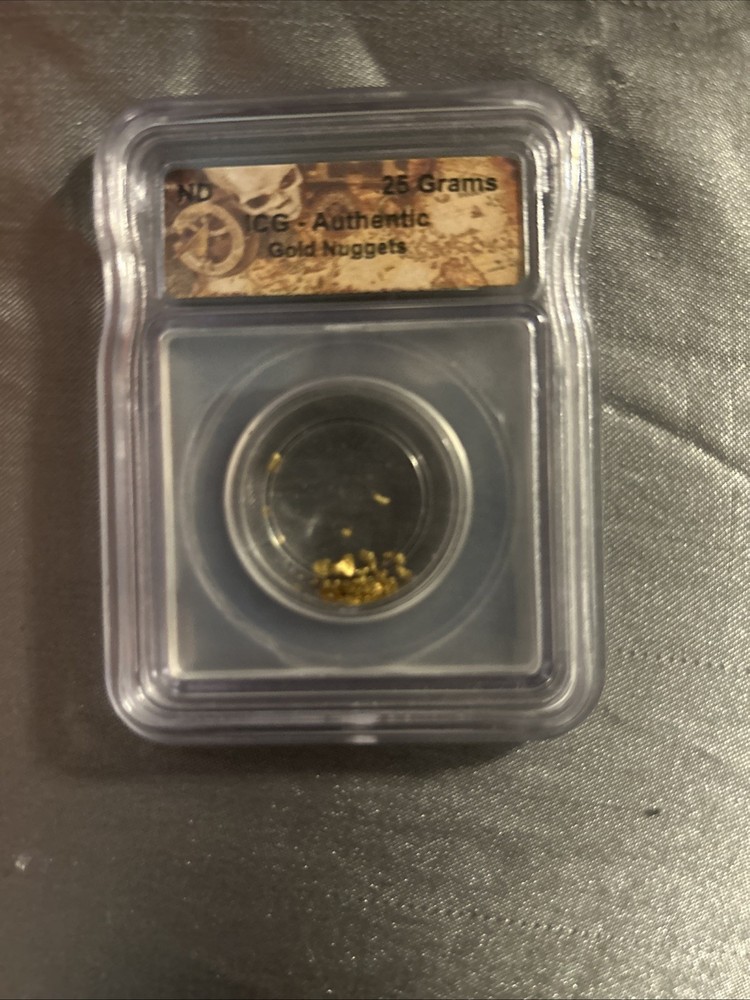 ICG Authentic Gold Nuggets .25 Grams