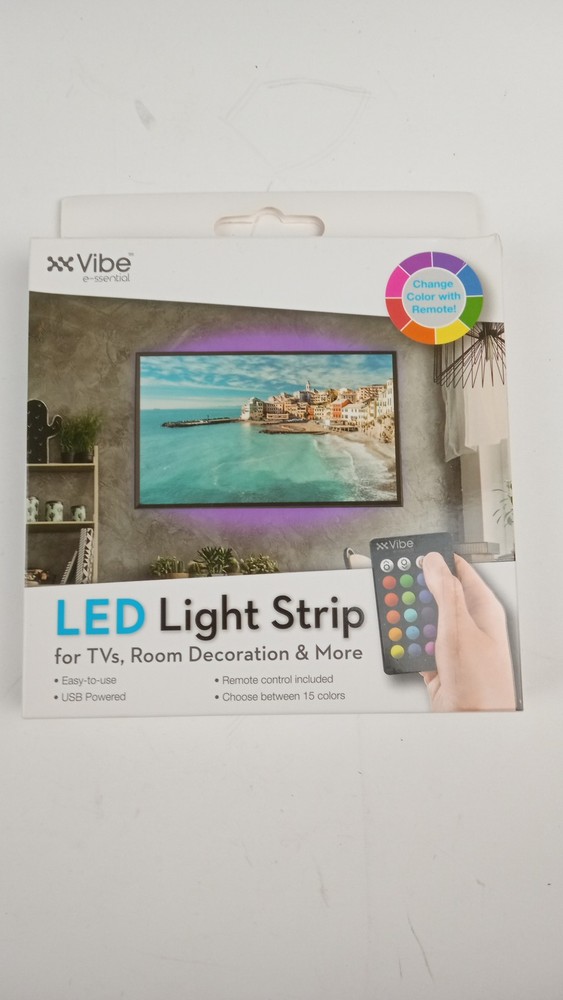 Vibe E-ssential FB-LED16 LED Light Strip Kit Remote USB 1M