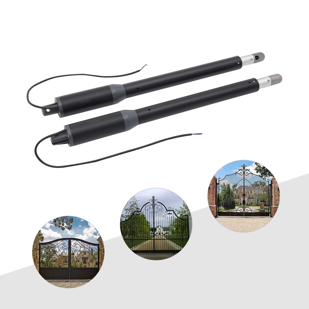 Automatic Gate Opener Dual Swing Gate Opener Security System w/ Remote Control