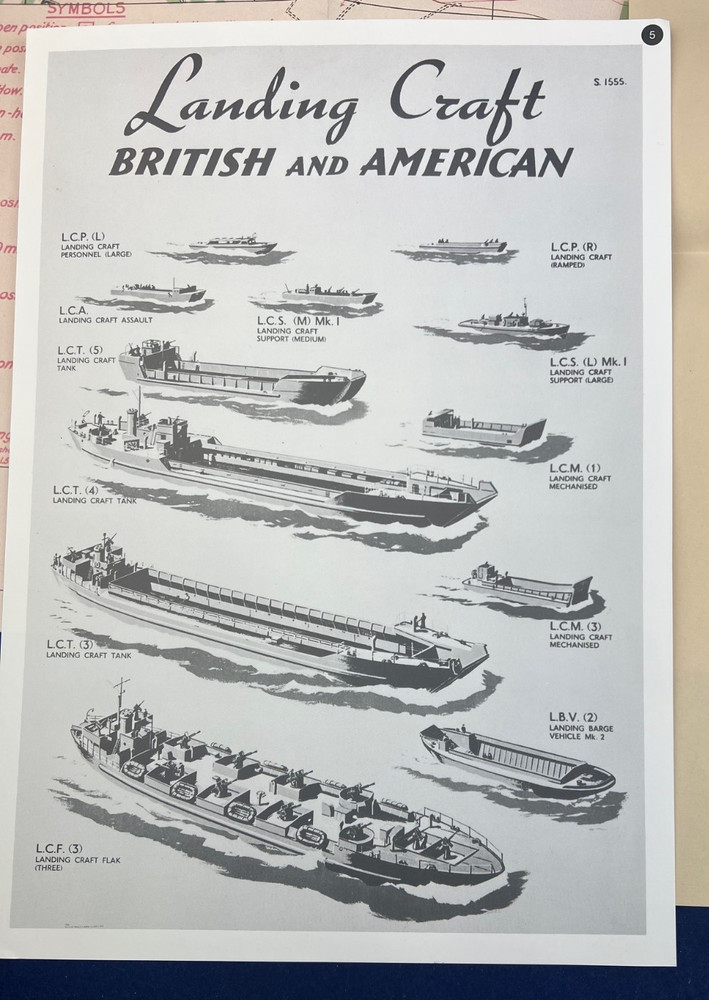 D Day Replica Document Collection Map Orders French Leaflet German Poster MORE