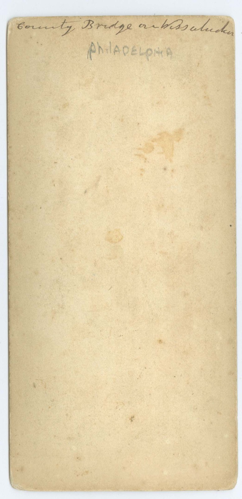 G2252~ PENNSYLVANIA – Old Stone Bridge Wissahickon Creek c.1870 Stereoview