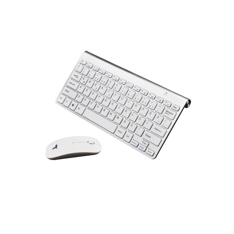 Keyboard and Mouse Set Smart Wireless TCM05 White