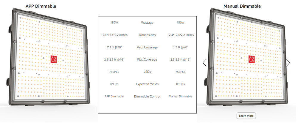 HYPERLITE Groplanner LED Grow Light GP1500