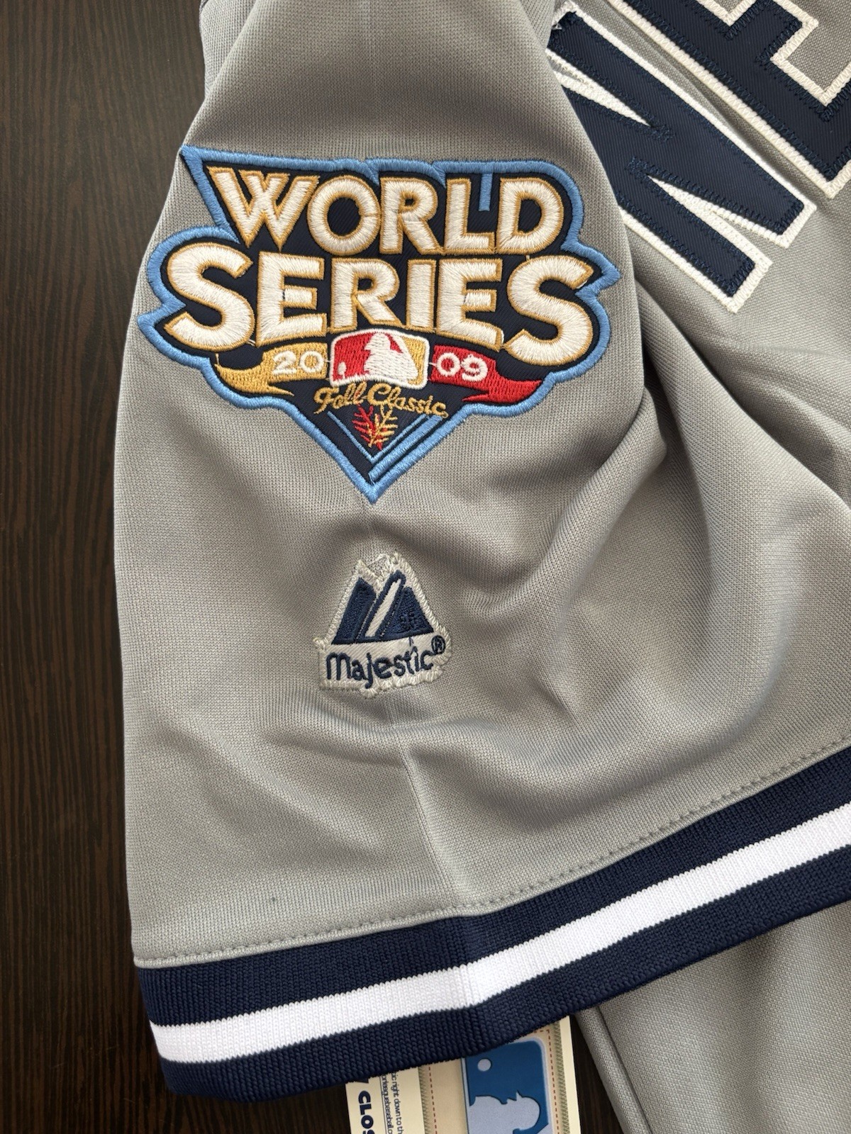 Derek Jeter 2009 New York Yankees World Series Men's Jersey! Same day shipping!