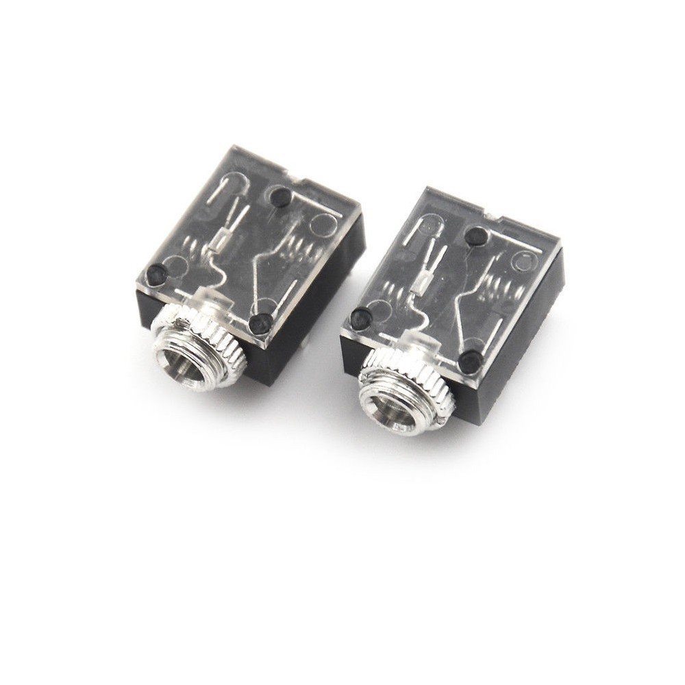 20 Pcs 5 Pin 3.5mm Audio Mono Jack Socket PCB Panel Mount for Headphone A