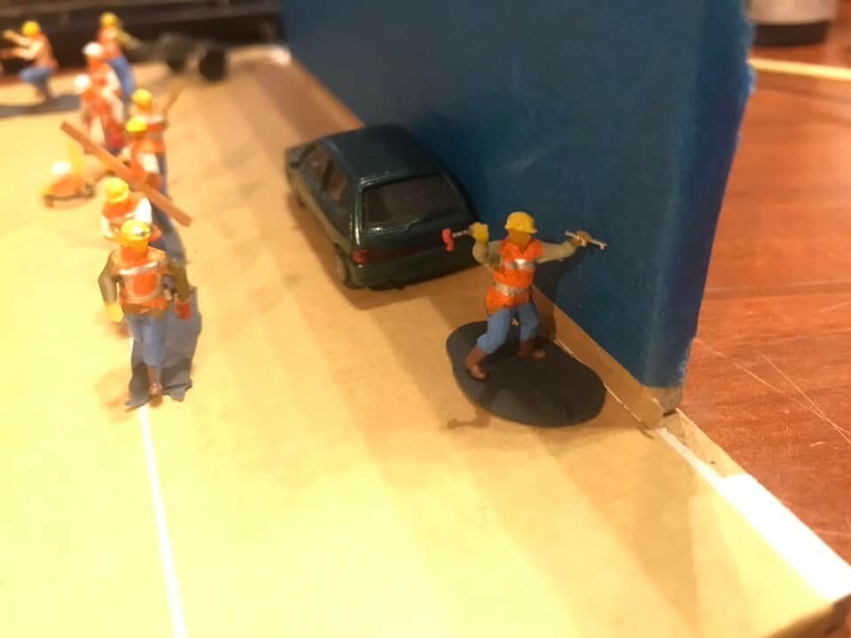 Ho 1/87 Scale Road or Construction Workers Set UNPAINTED